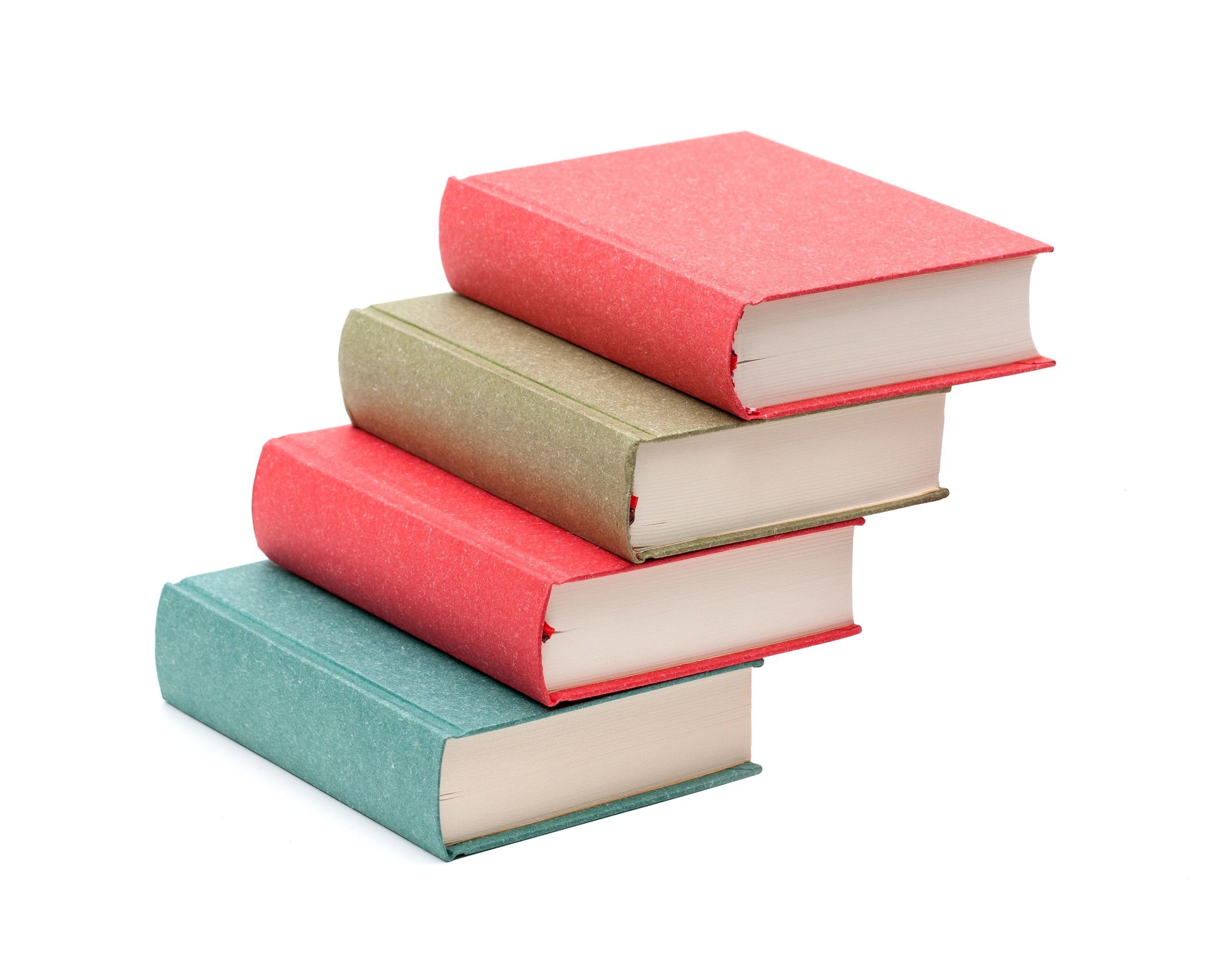 A stack of books from GoDaddy