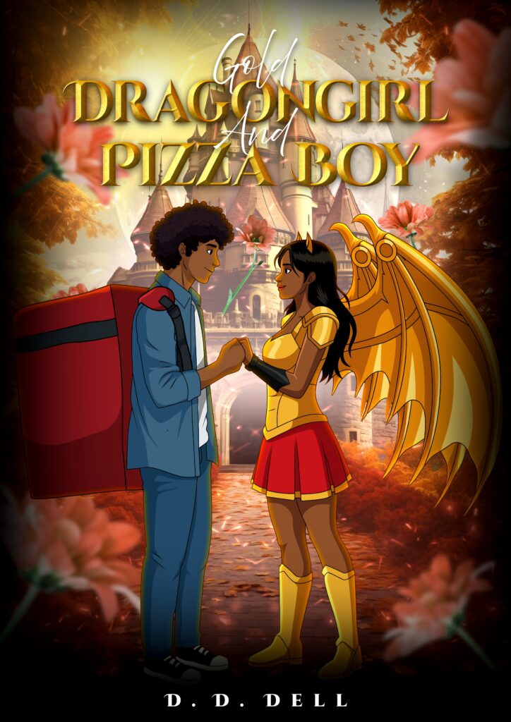 Cover of Gold Dragongirl and Pizza Boy, Coming Soon Now!

Cover by Barbara Smith