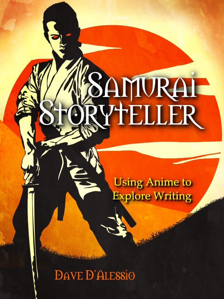 Cover of Samurai Storyteller: Using Anime to Explore Writing, available through Amazon